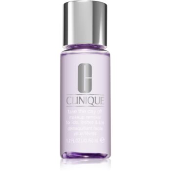 Clinique Take The Day Off™ Makeup Remover For Lids, Lashes & Lips două faze pentru îndepărtarea machiajului de pe ochi și buze - imagine 2